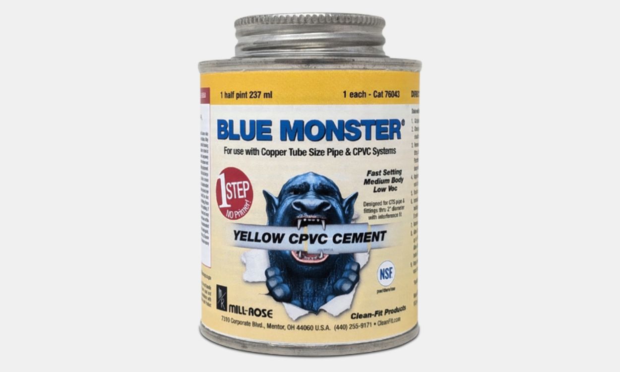 Blue Monster Yellow CPVC Cement