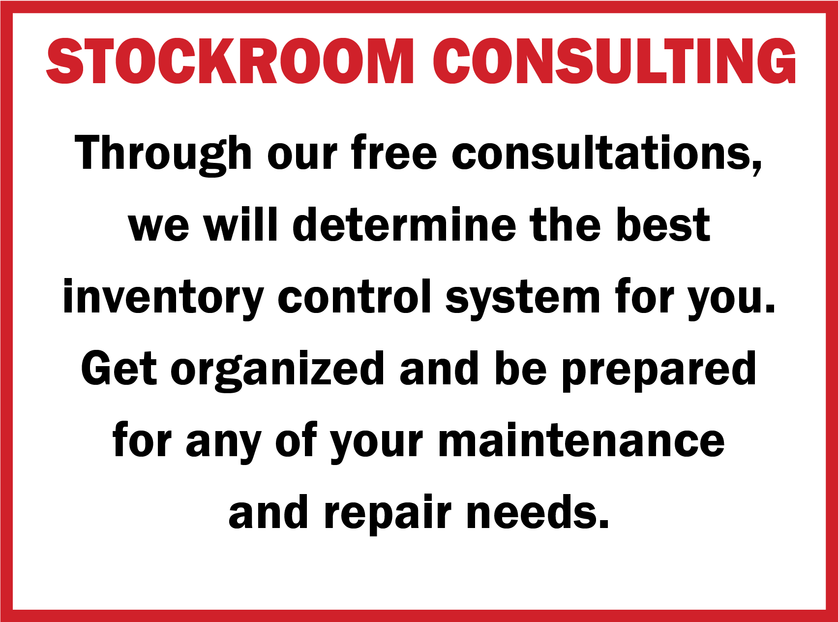 Stockroom Consulting Brief